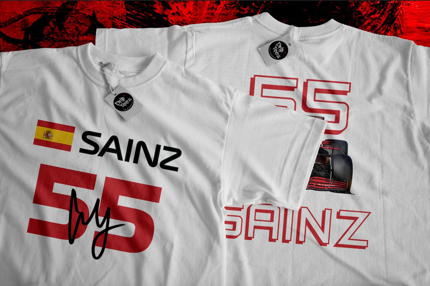 CARLOS SAINZ #55 GRAPHIC TEE