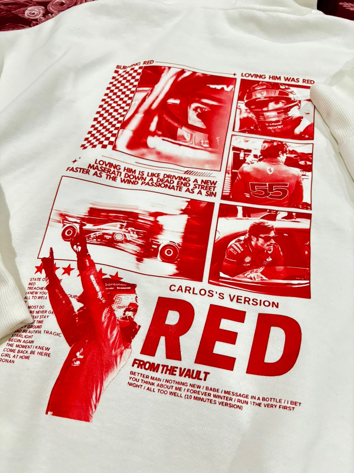 RED ~ Carlos's Version Graphic Hoodie