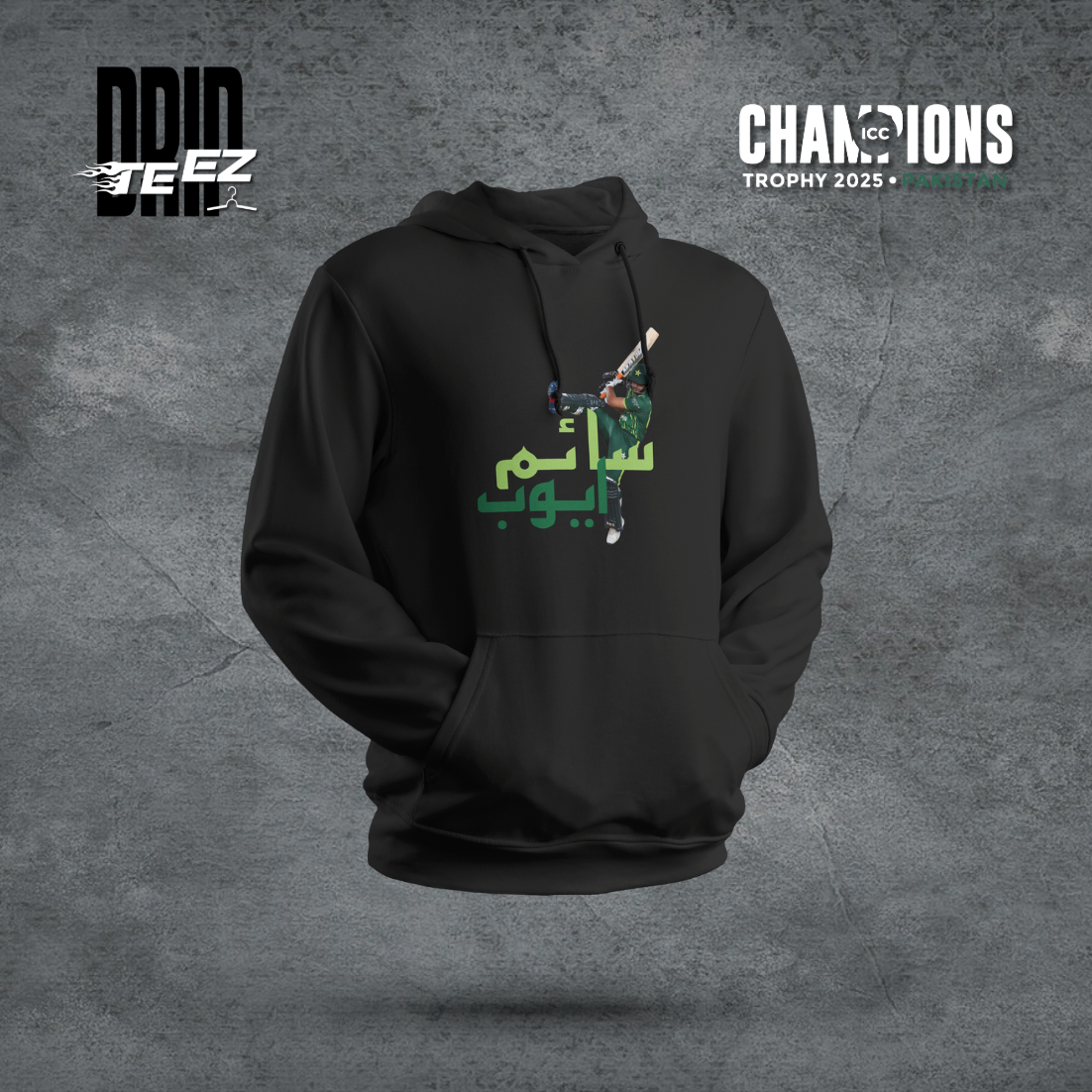 CT'25 Graphic Urdu Name Hoodie