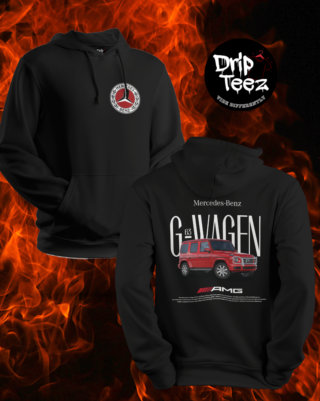 G-Wagen Crimson - Premium Hoodie