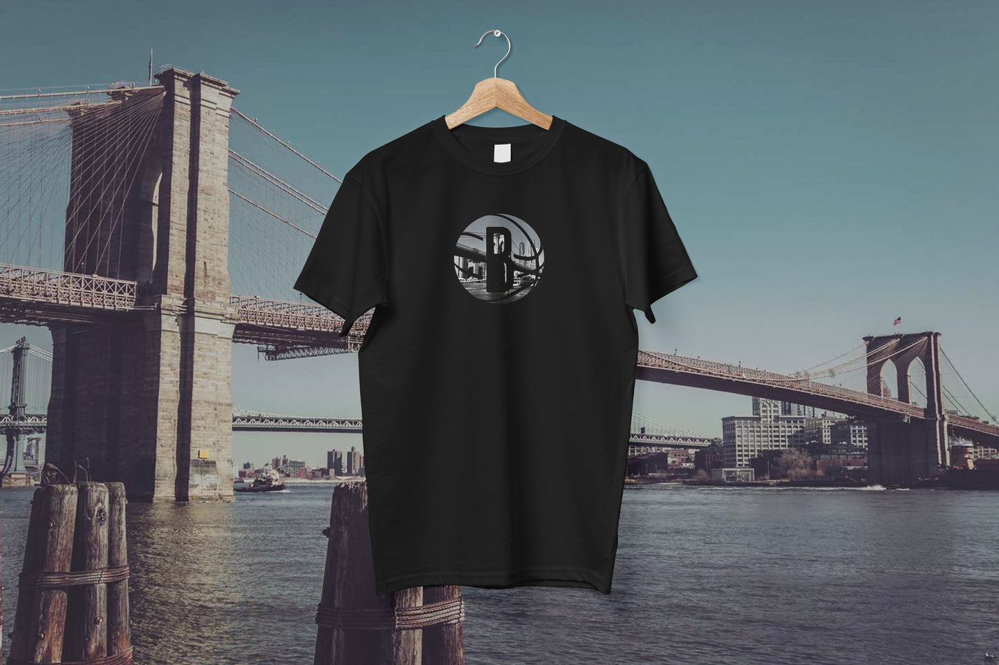 BasketballxBridge - Brooklyn Nets Tee