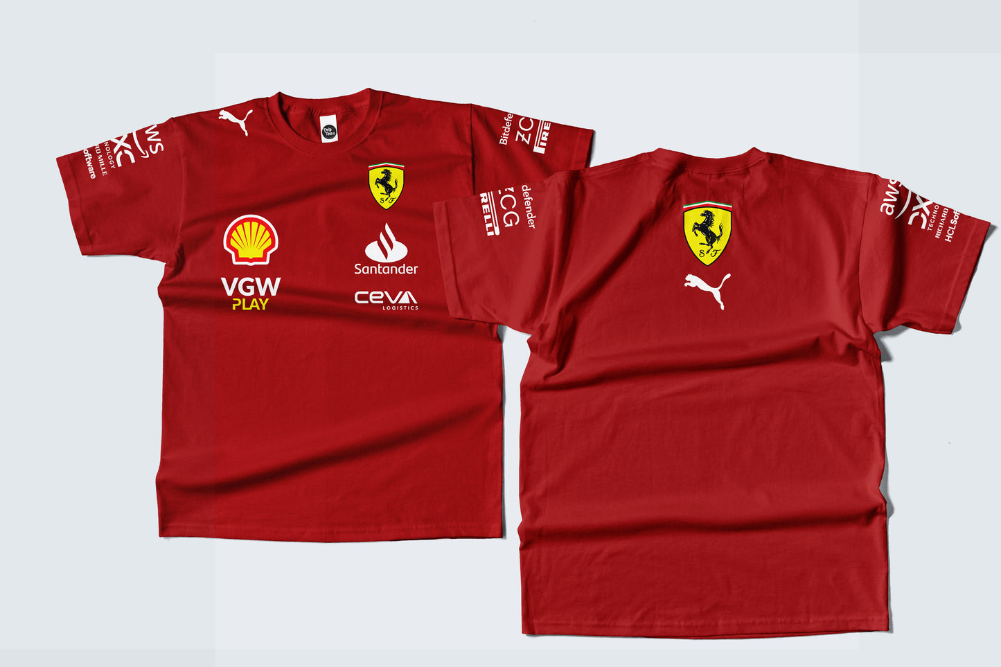 Ferrari Premium Tee - Premium Lycra Material