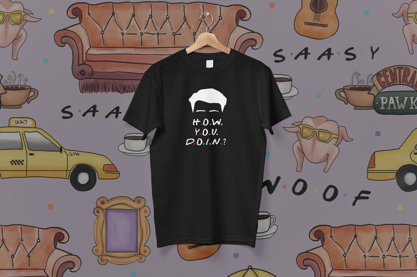 F.R.I.E.N.D.S. "How You Doin'" Graphic Tees.