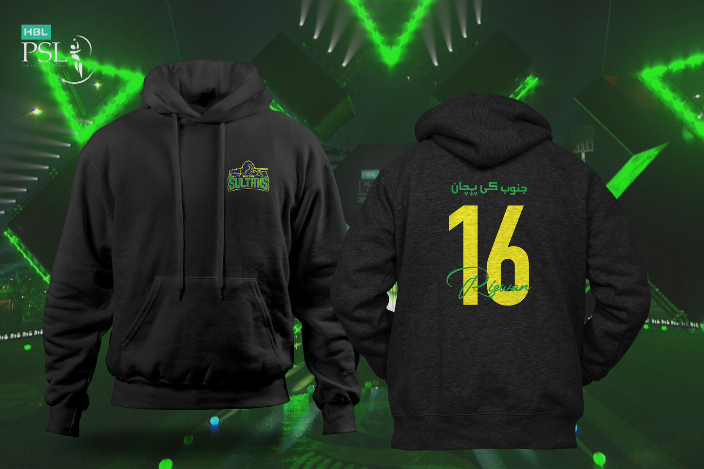 PSL Franchises - Player Hoodies